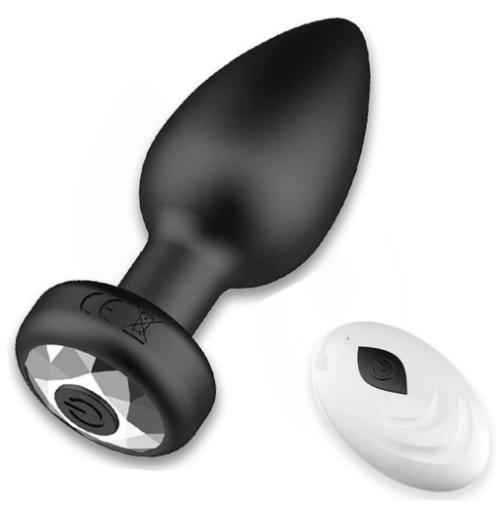 Vibrerende buttplug met afstandsbediening