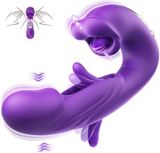 G-spot vibrator met likfunctie