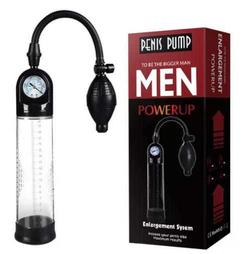 Penispomp handmatig met drukmeter