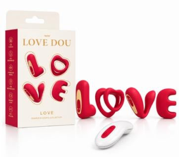 LOVE koppelset met 4 toys en afstandsbediening