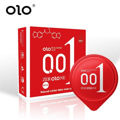 OLO 001 hyaluron condooms rood (3 stuks)
