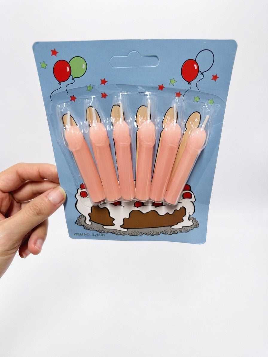 Piemelkaarsjes voor op de taart