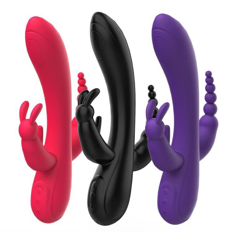 Triple rabbit vibrator