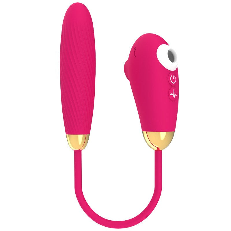 Zuigvibrator met vibrerend ei